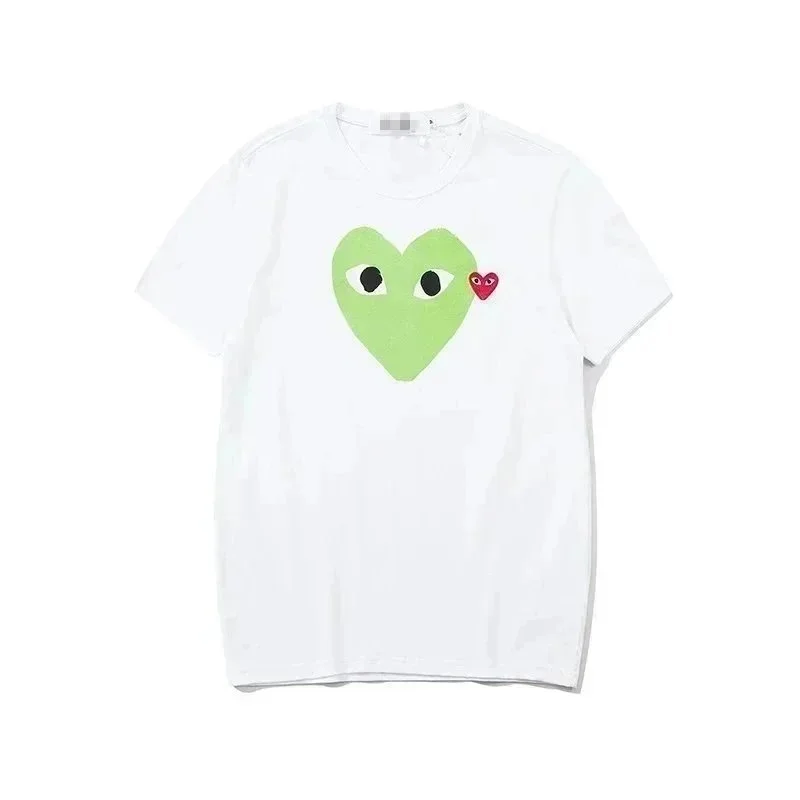 Comme des Garçons Heart Print T-Shirt Green