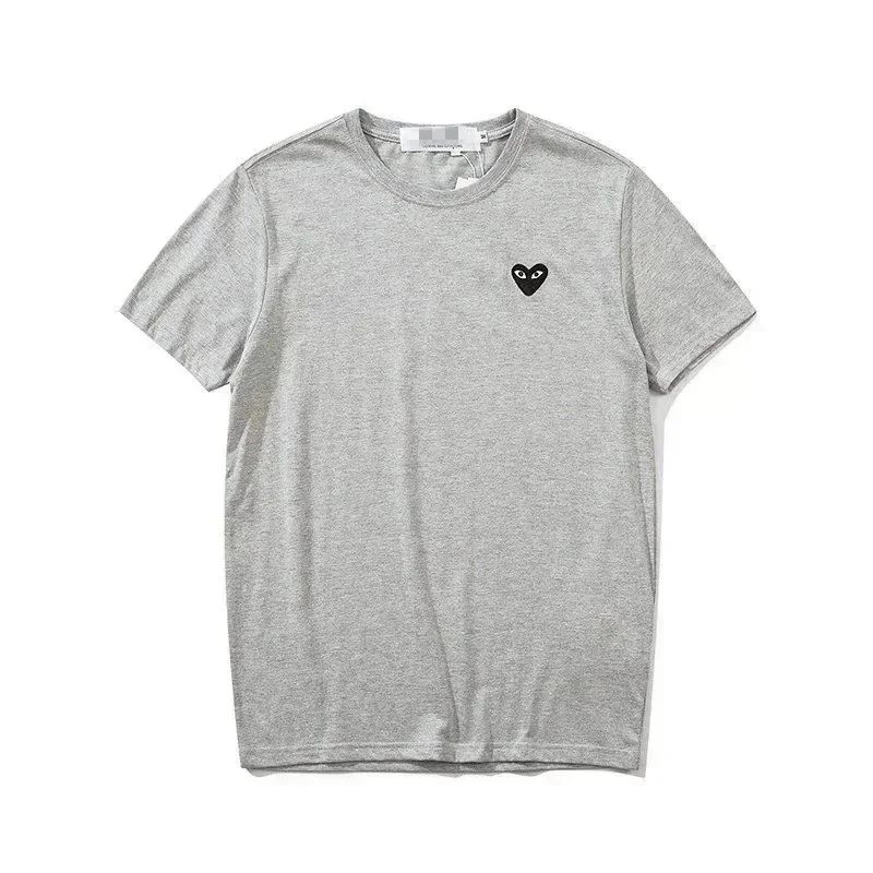 Comme des Garçons Heart T-Shirt Grey Solid T-Shirt