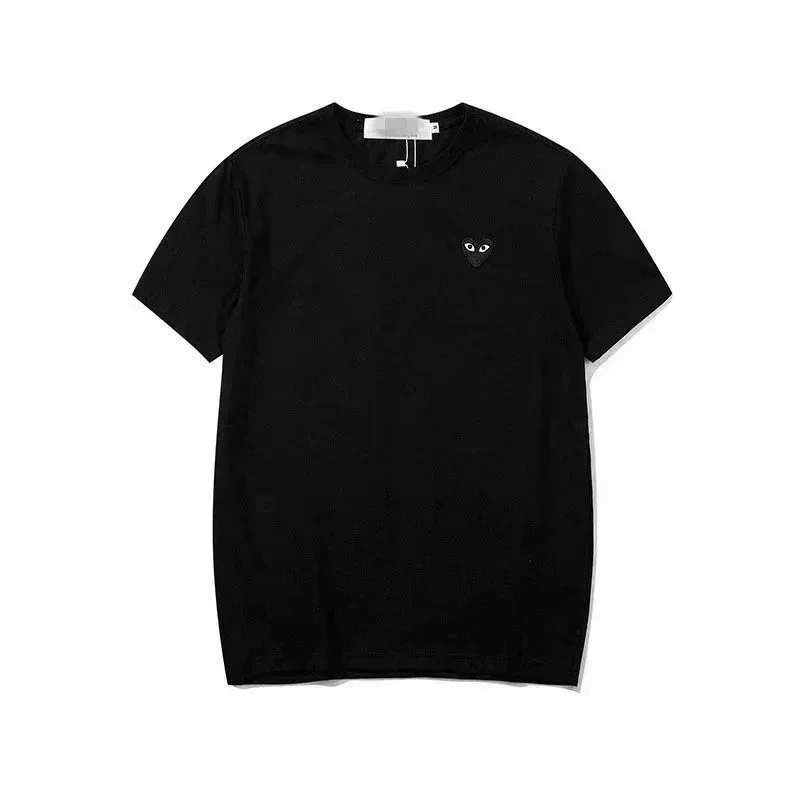 Comme des Garçons Heart Logo Black T-Shirt