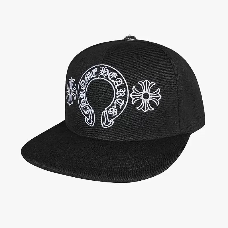 Chrome Hearts CH Cross Black Snapback Cap