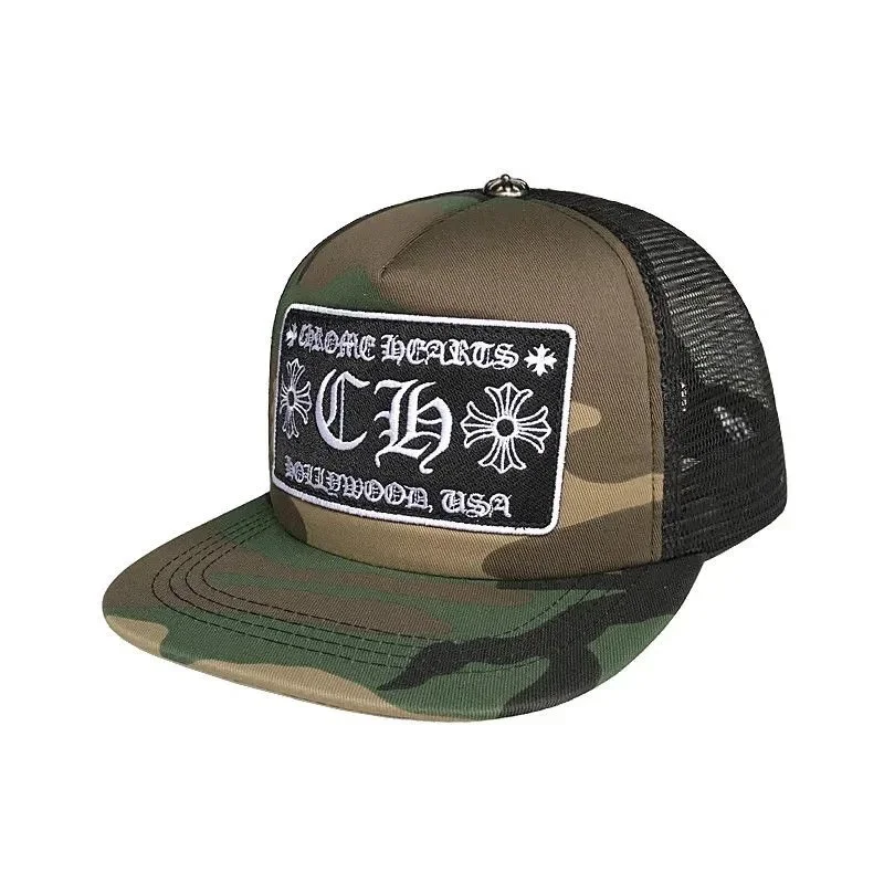 Chrome Hearts Camo CH Patch Trucker Hat