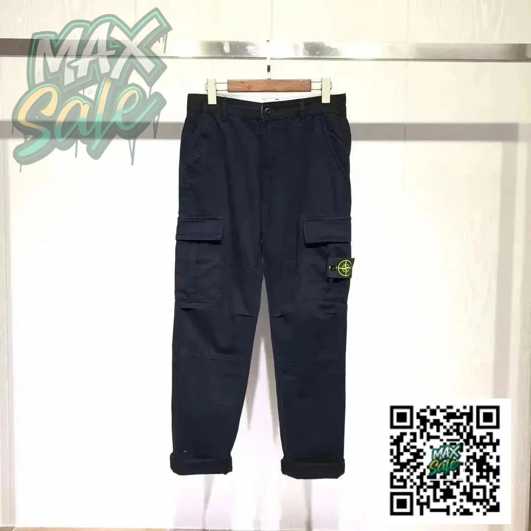 Stone Island 68-15 Black Cargo Pants