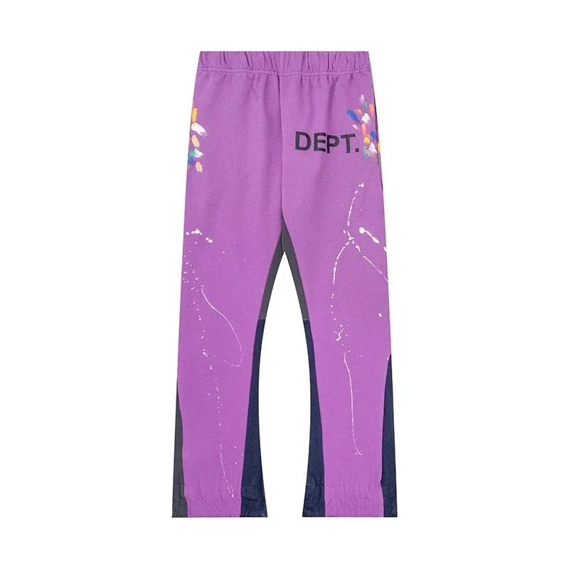 Gallery Dept. Dept De La Galerie Purple Painted Pants