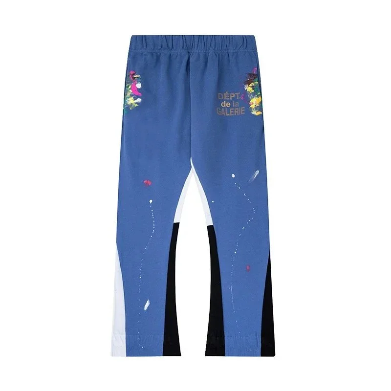 Gallery Dept. Dept De La Galerie Blue Painted Pants
