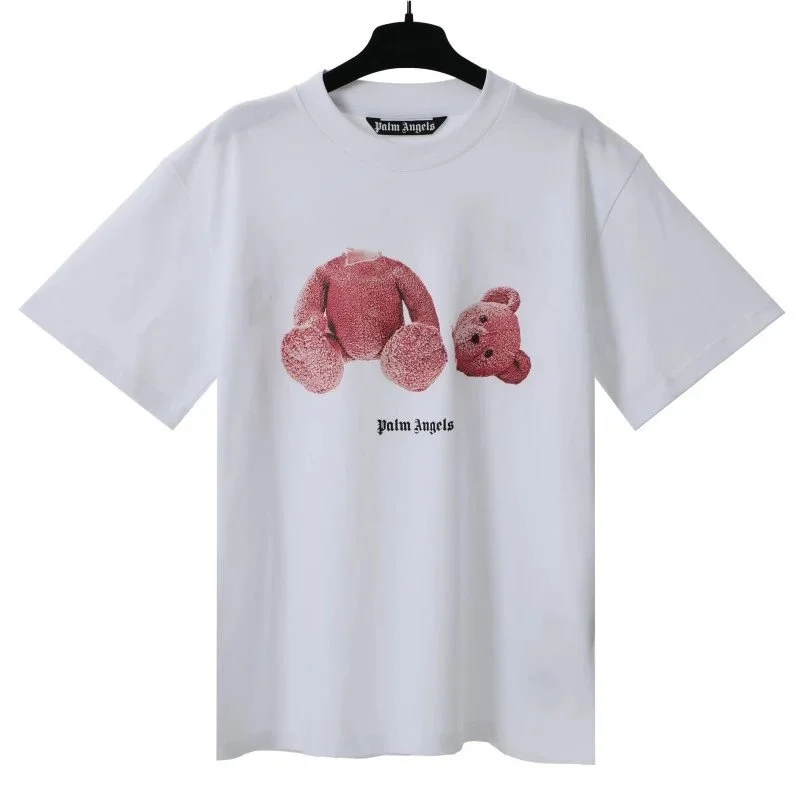 Palm Angels Bear Print White T-Shirt