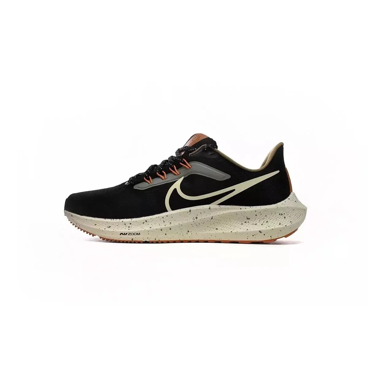 Nike Air Zoom Black Green Safety Orange Sneakers