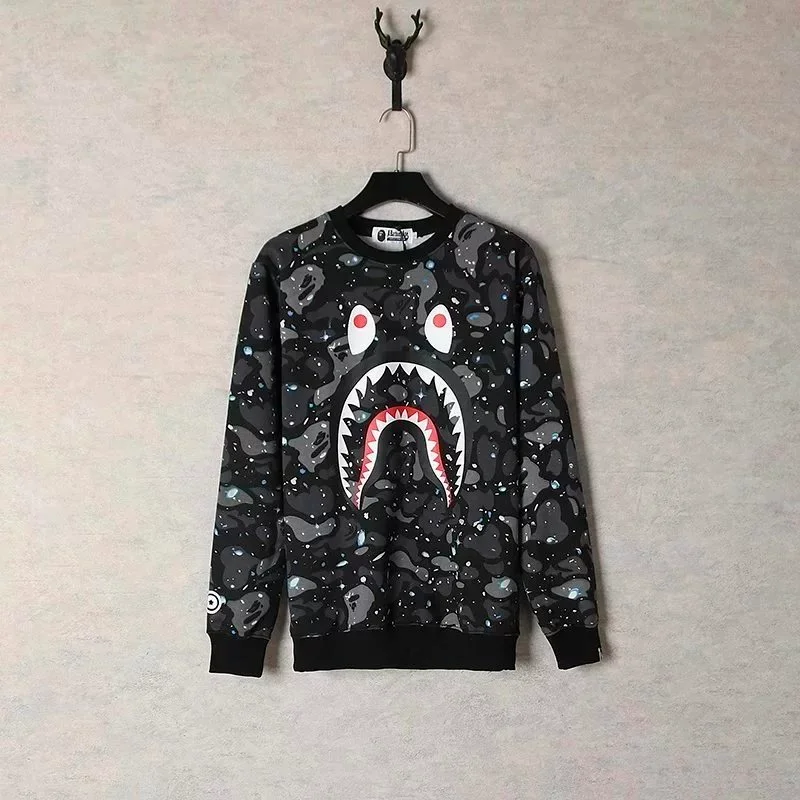 A Bathing Ape BAPE STA Black/Grey Camo Sweatshirt
