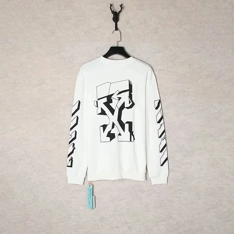 Off-White OW Arrow White Long Sleeve T-Shirt