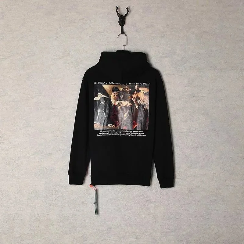 Off-White OW100 Triple Black Hoodie