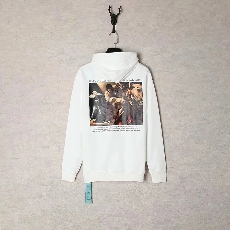 Off-White Hoodie 'Caravaggio' White Casual Top