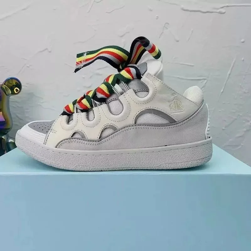 Maison Mihara Yasuhiro MMY Blakey White Colorful Laces Sneakers