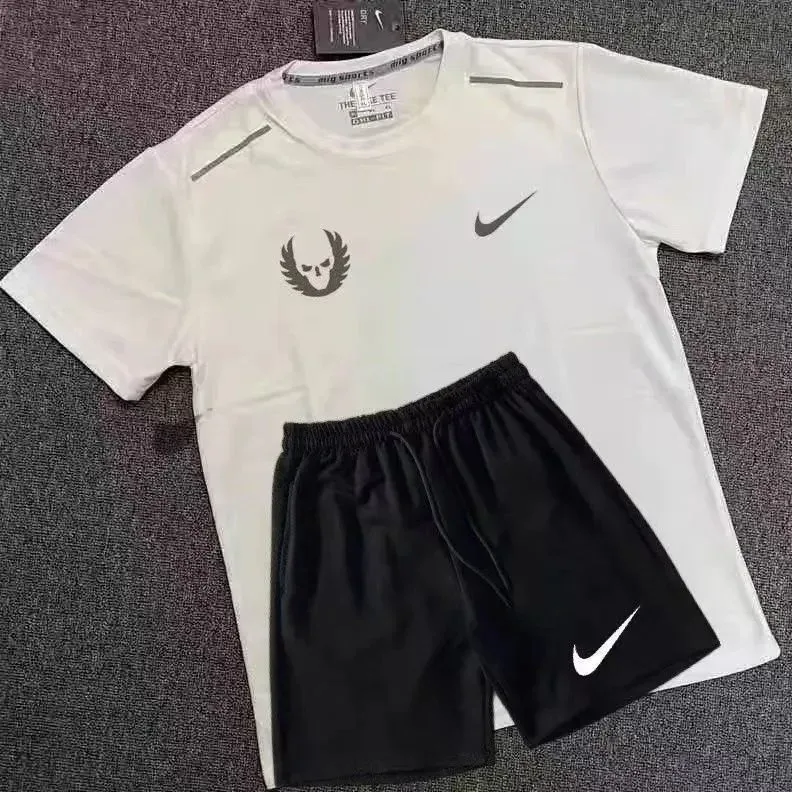 Nike White/Black Co-ord Set