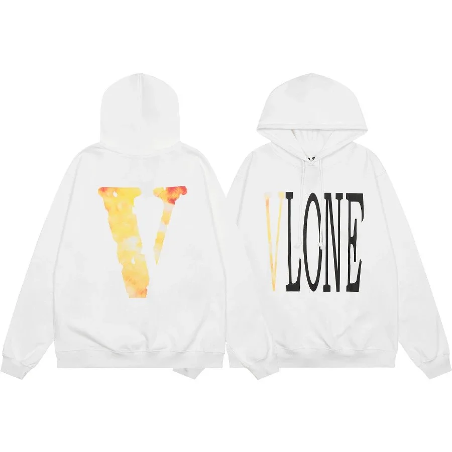 VLONE Staple White V Logo Hoodie