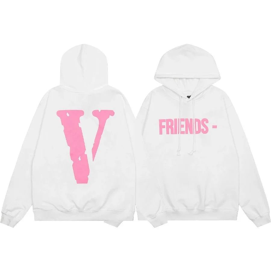 Vlone Friends V White Hoodie