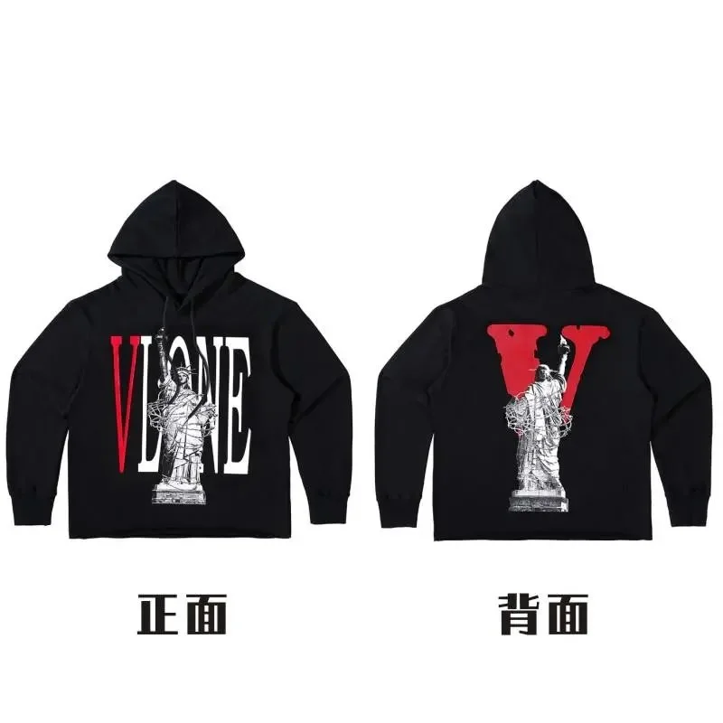 VLONE Statue of Liberty Black Hoodie