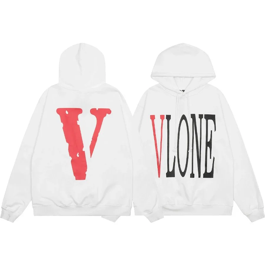 VLONE V Logo White Hoodie