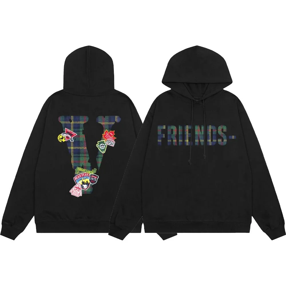 Vlone Friends Black Hoodie