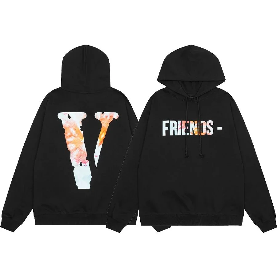 Black Vlone Friends Hoodie