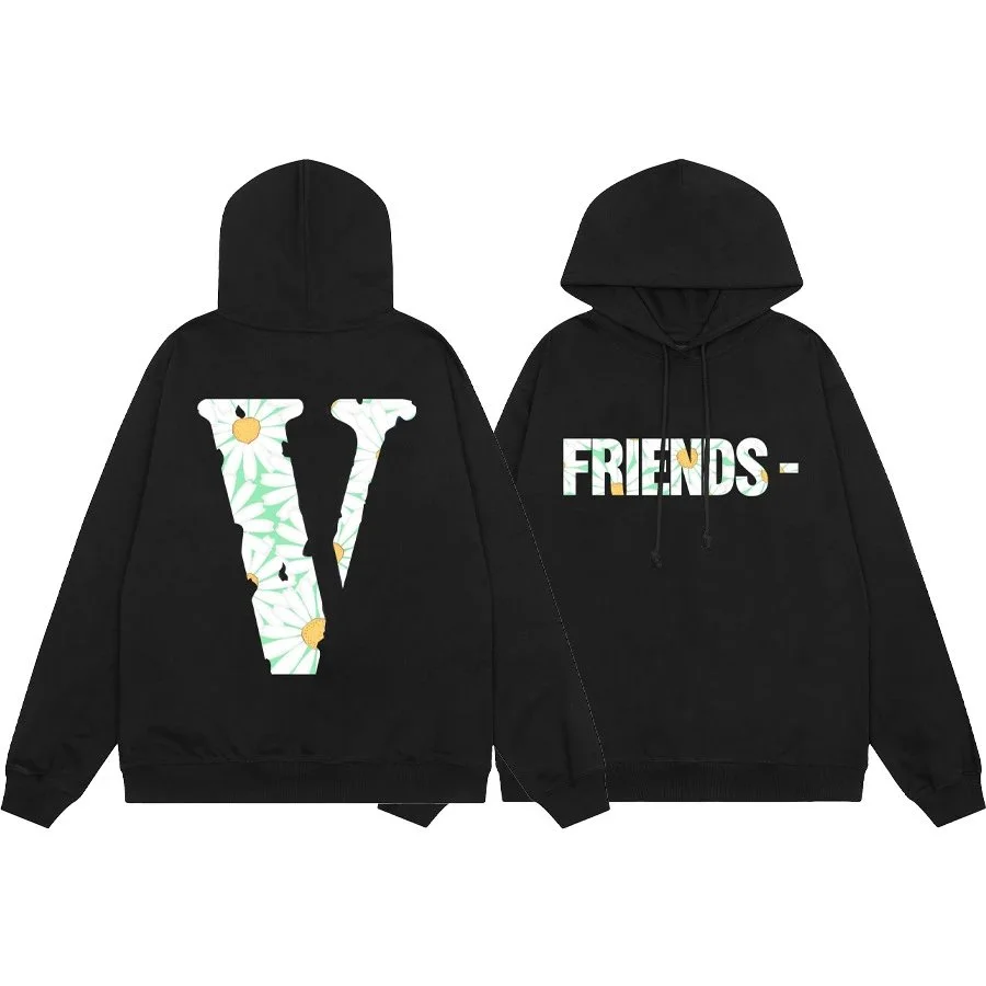 Vlone Friends V Black Hoodie