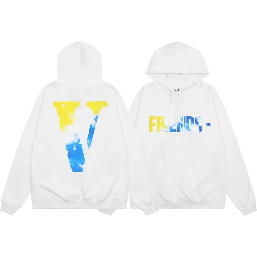 VLONE Friends V White Hoodie