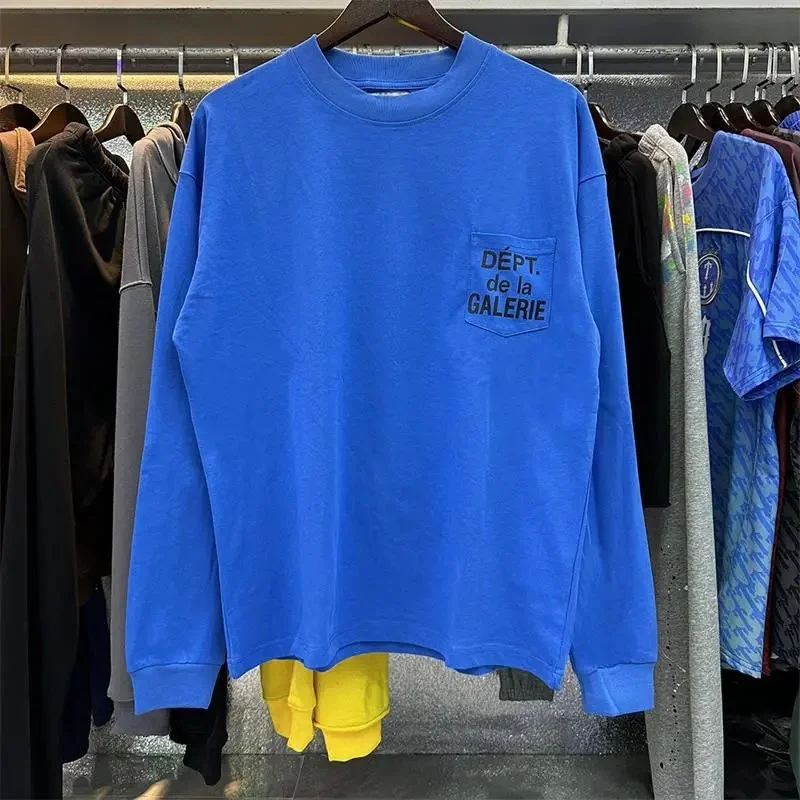 Gallery Dept. Dépt. de la Galerie Blue Long Sleeve T-Shirt