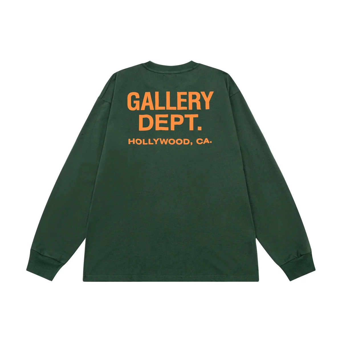 Gallery Dept. Hollywood, CA Long Sleeve Tee Forest Green