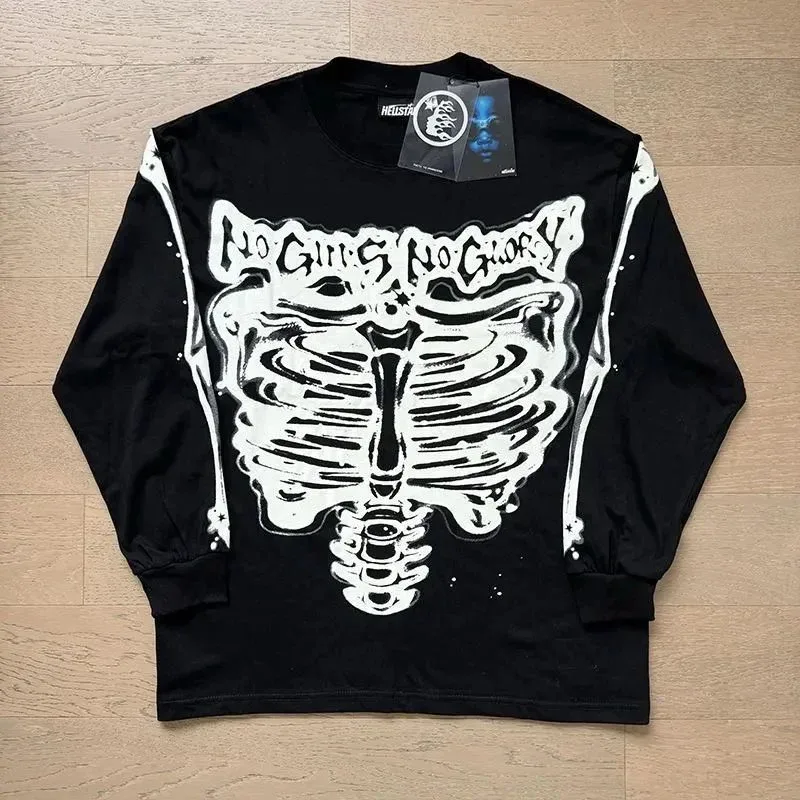Hellstar No Guns No Glory Black Long Sleeve T-Shirt