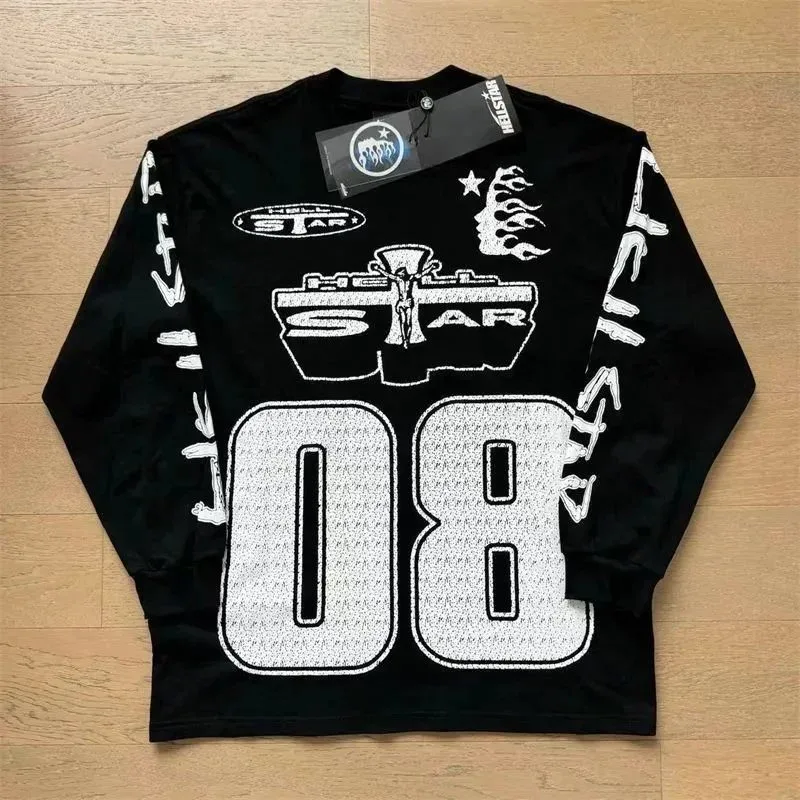 Hellstar 08 Black Long Sleeve T-Shirt