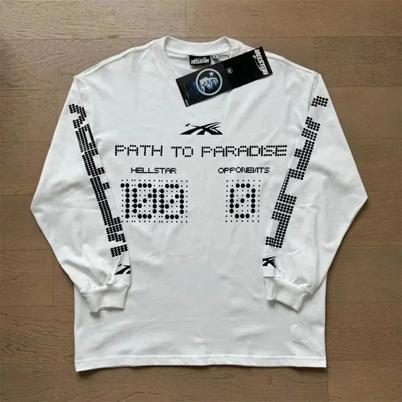 Hellstar Path to Paradise White Long Sleeve T-Shirt