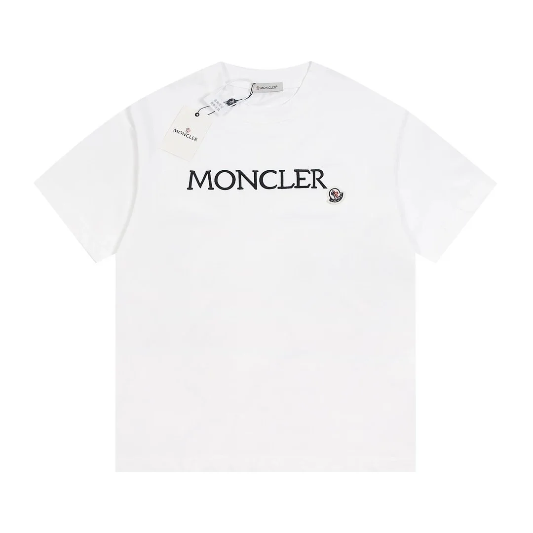 Moncler White Logo T-Shirt