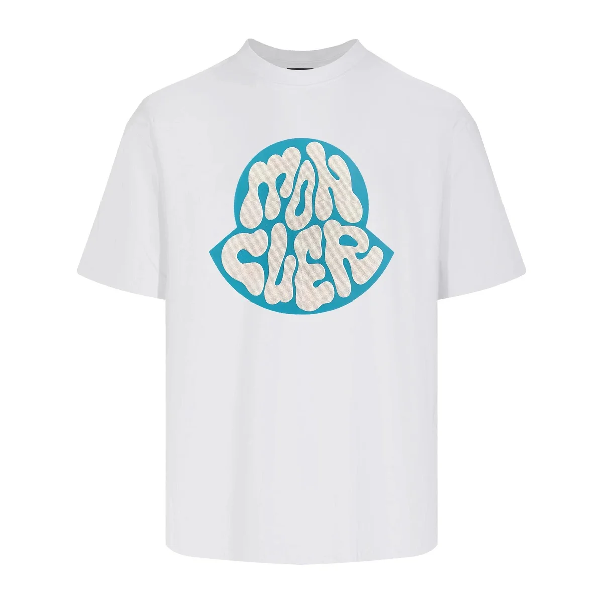 Moncler White Monogram T-Shirt