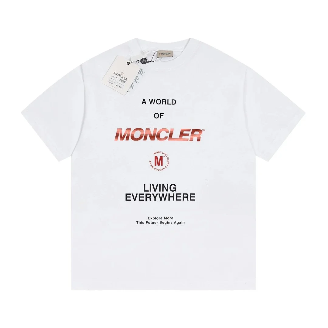 Moncler A World of Moncler Living Everywhere White T-Shirt