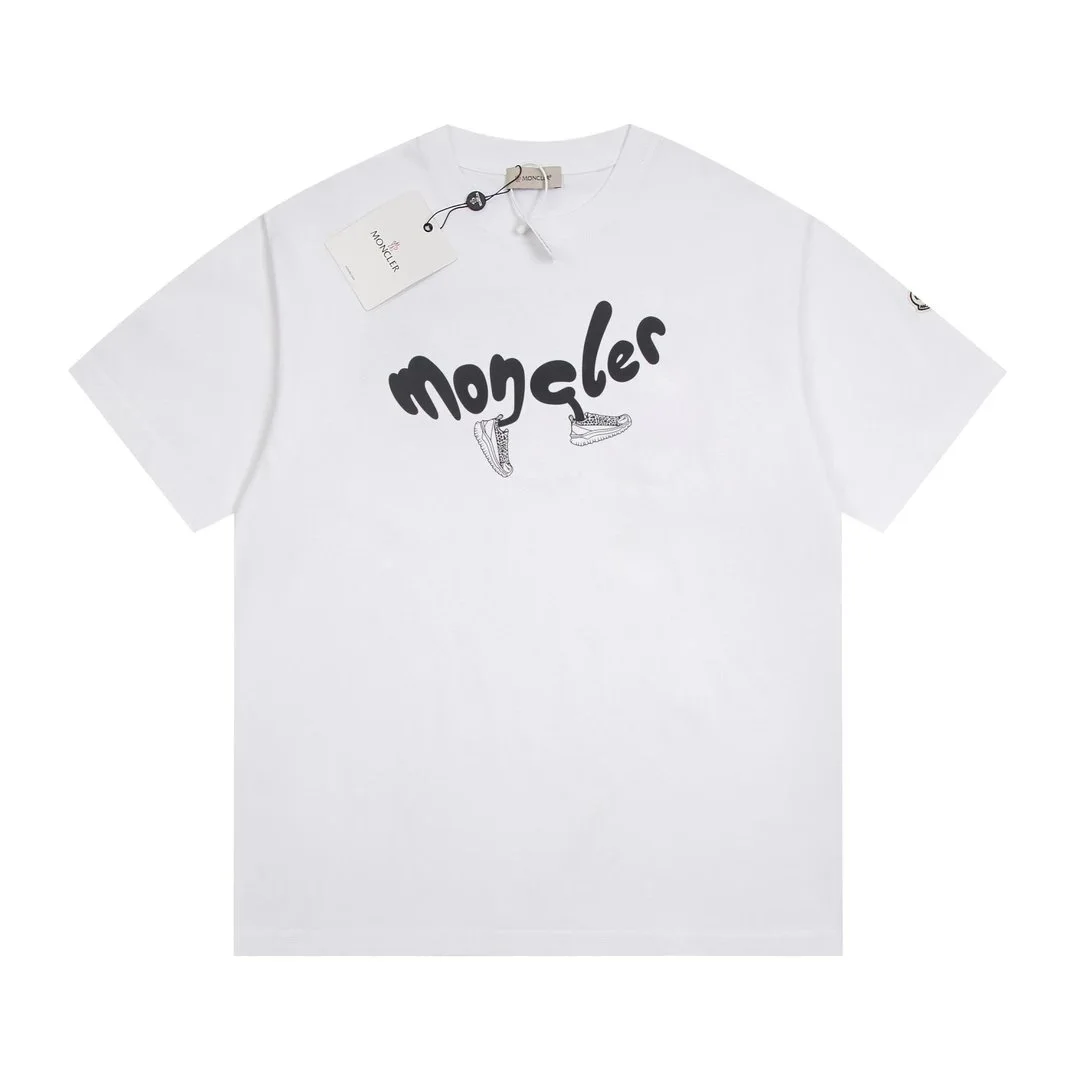 Moncler 21 White Graphic T-Shirt