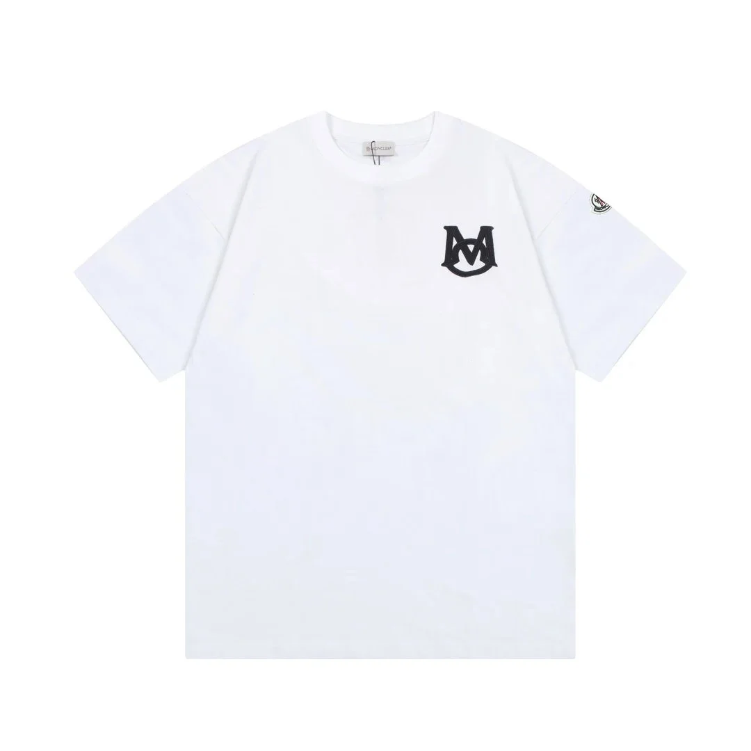Moncler M Logo White T-Shirt