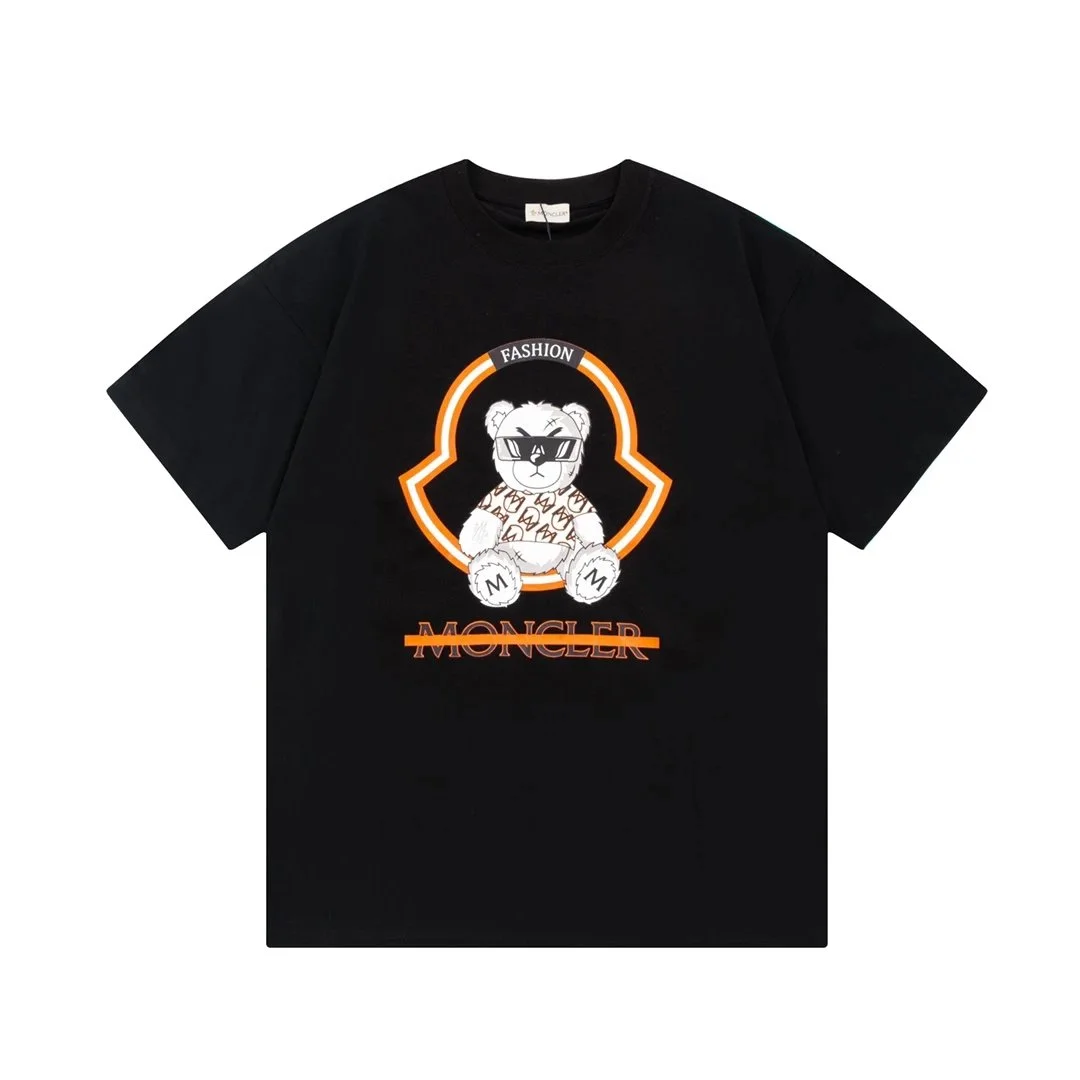 Moncler Bear Graphic T-Shirt Black