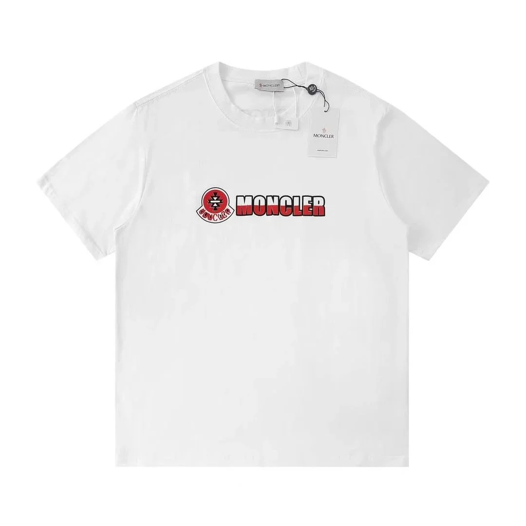 Moncler White Logo T-Shirt