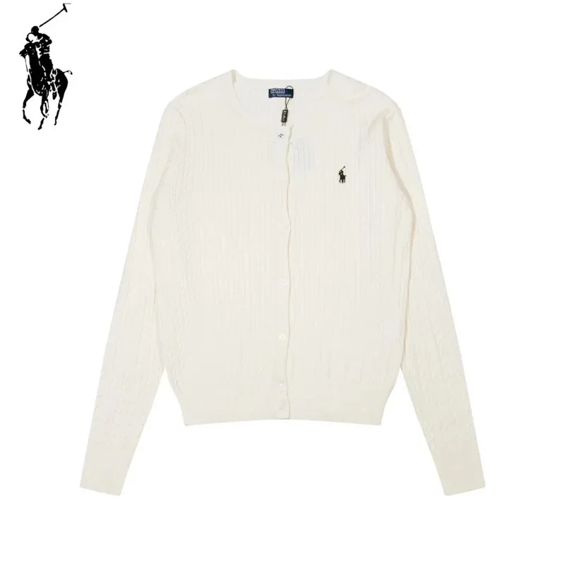 Polo Ralph Lauren Cream Cable Knit Cardigan