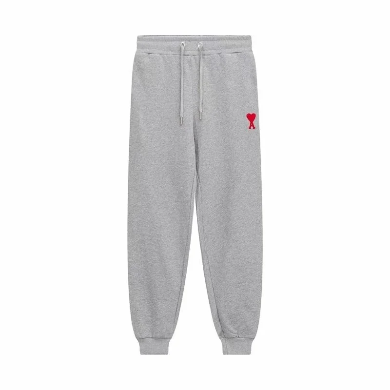 Ami Paris Grey AM Heart Sweatpants