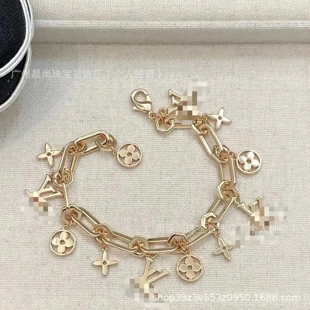 Louis Vuitton Tabi Gold Charm Bracelet