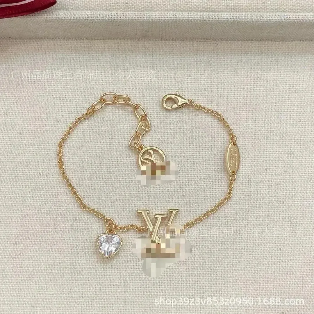 Louis Vuitton LV Trainer Gold Heart Bracelet