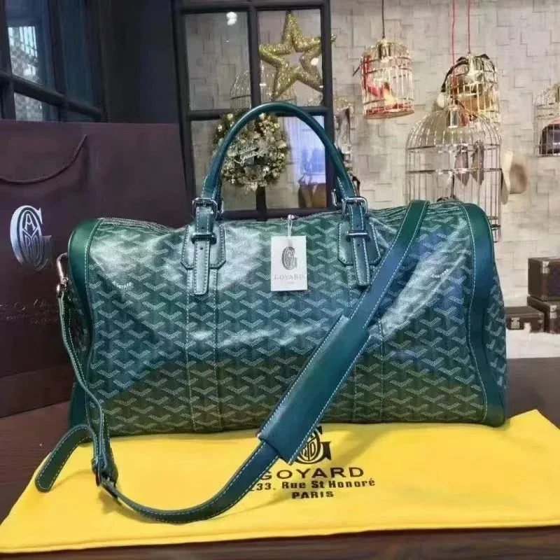Goyard Goyardine Green Travel Bag