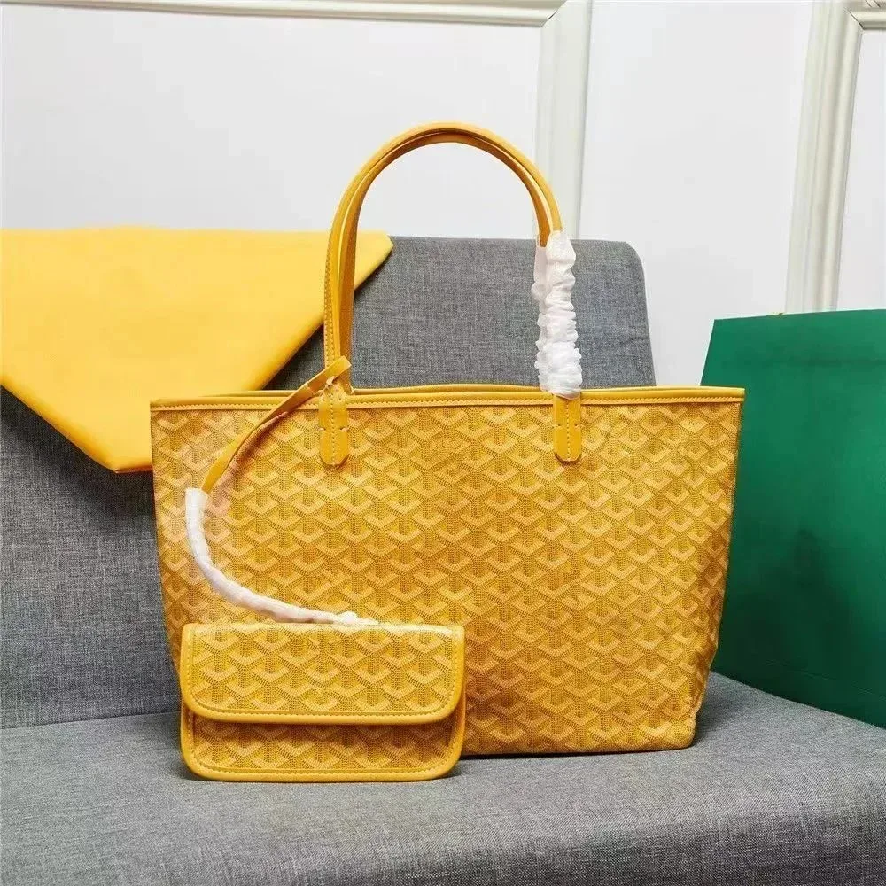Goyard YARD Mustard Tote Bag with Wallet