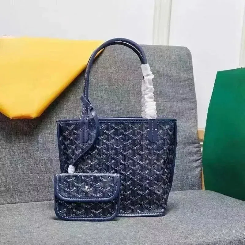Goyard YARD Small Tote Bag Navy Blue