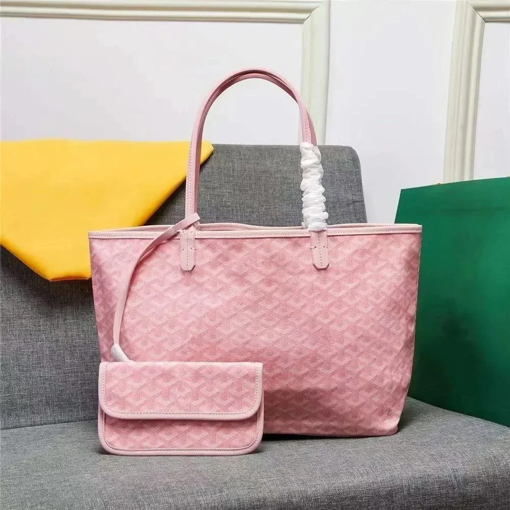 Goyard YARD Pink Monogram Tote Bag with Wallet