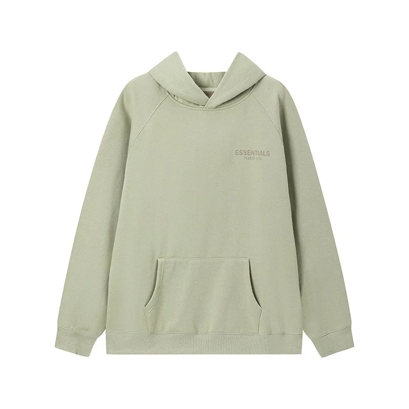 Fear of God Essentials Olive Green Hoodie
