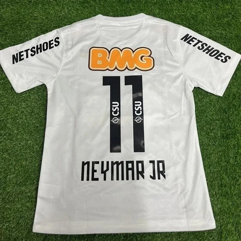 Neymar Jr. Santos 11 White Jersey