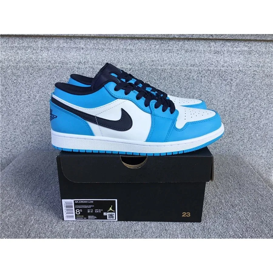 Nike Air Jordan 1 Low UNC Blue White Black Sneakers