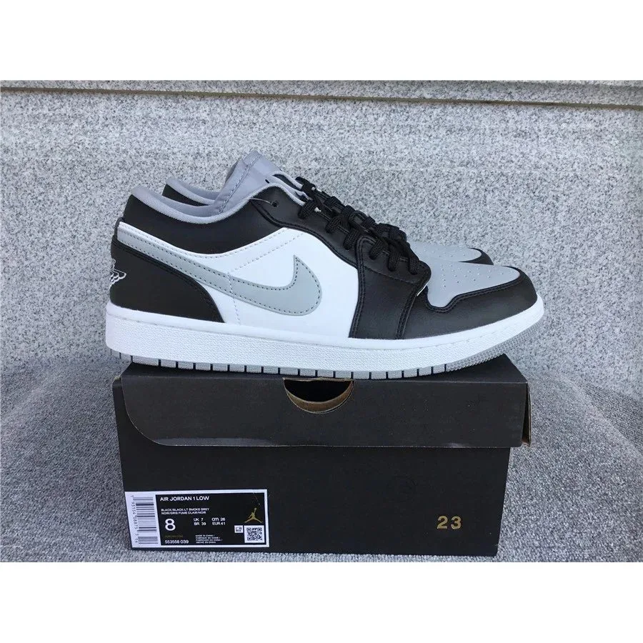 Nike Air Jordan 1 Low Black/White/Grey Sneakers