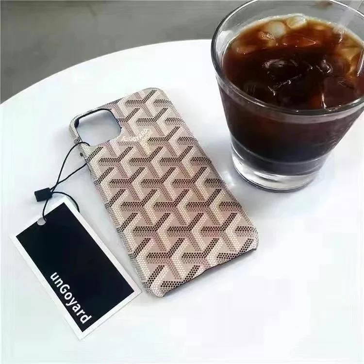 Goyard Saint Louis Phone Case Beige Pattern