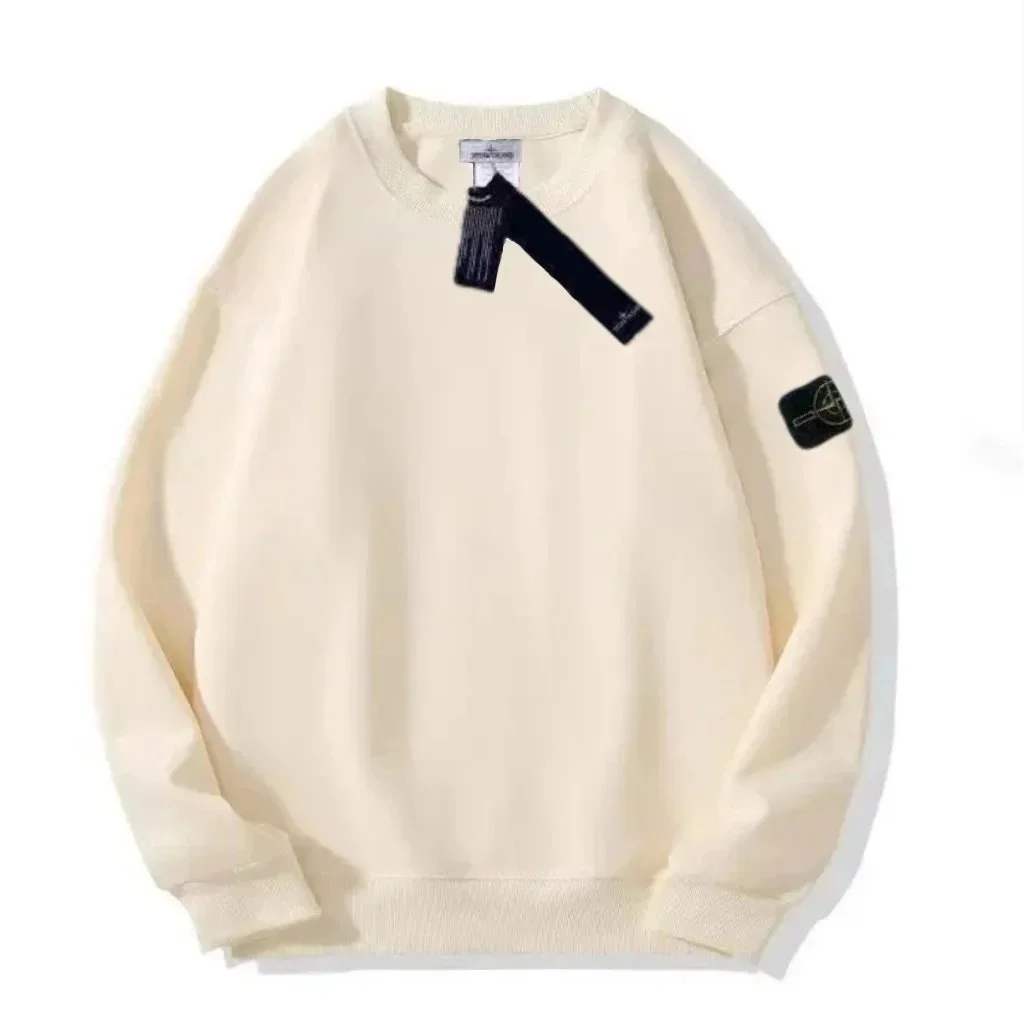 Stone Island 68-15 Cream Solid Sweatshirt